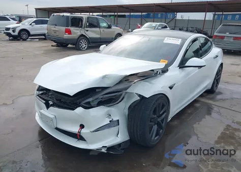 2023 Tesla Model S Plaid Tri Motor All-Wheel Drive from USA, damaged, VIN 5YJSA1E60PF513950